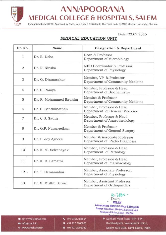 Medical Education Unit